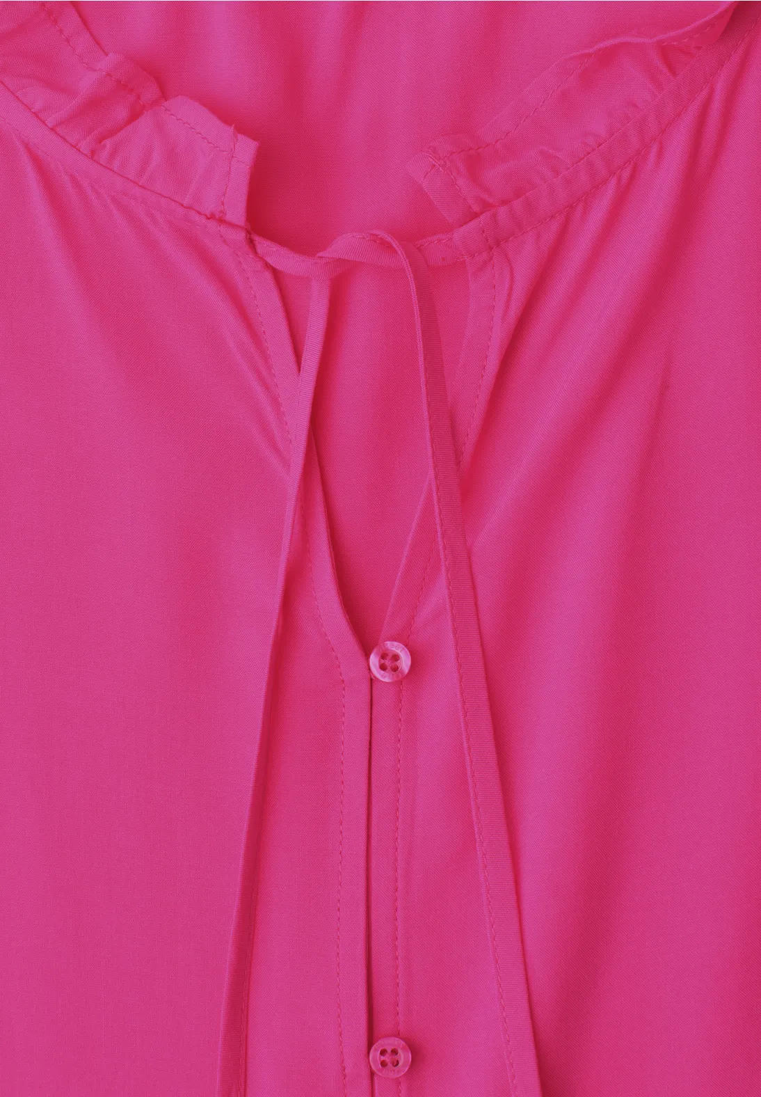Street One Blousetop met Ruches - Magenta Dream