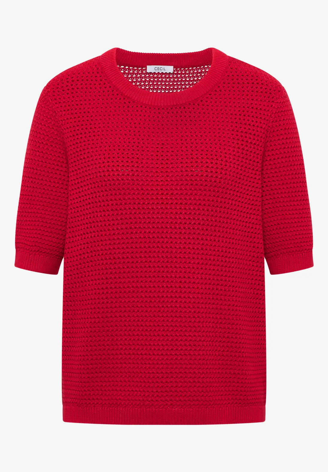 Cecil Structured Jumper - Glazed Apple Red