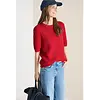 Structured Jumper - Glazed Apple Red