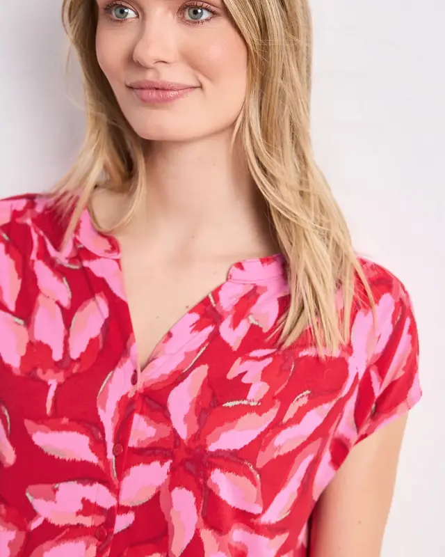Street One Shirt mit Print - Salsa Red