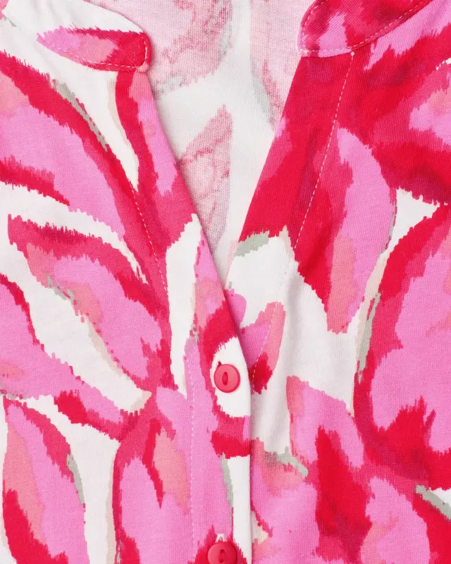 Street One Shirt met Print - Off White