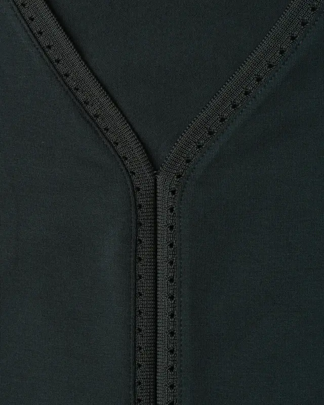 Street One Top with V-Neck - Deep Bound Green