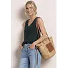 Top with V-Neck - Deep Bound Green