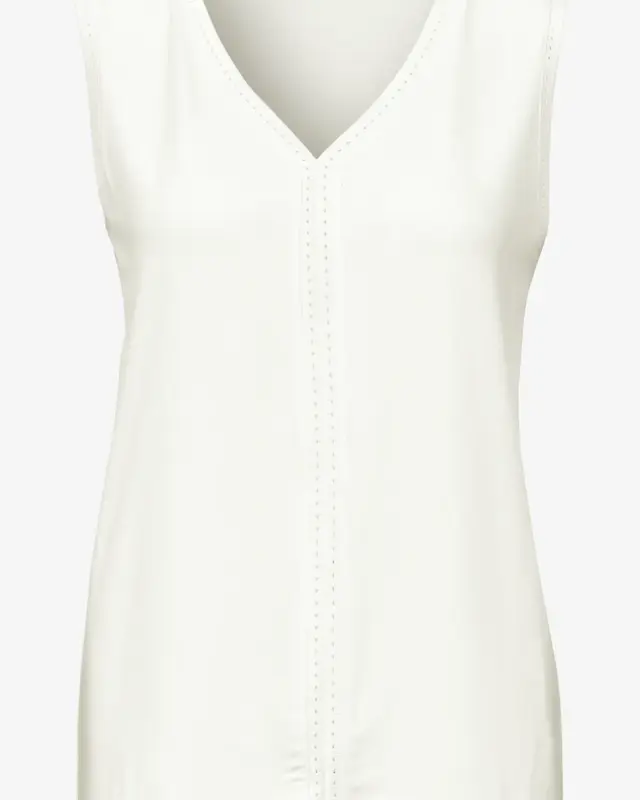 Street One Top with V-Neck - Off White