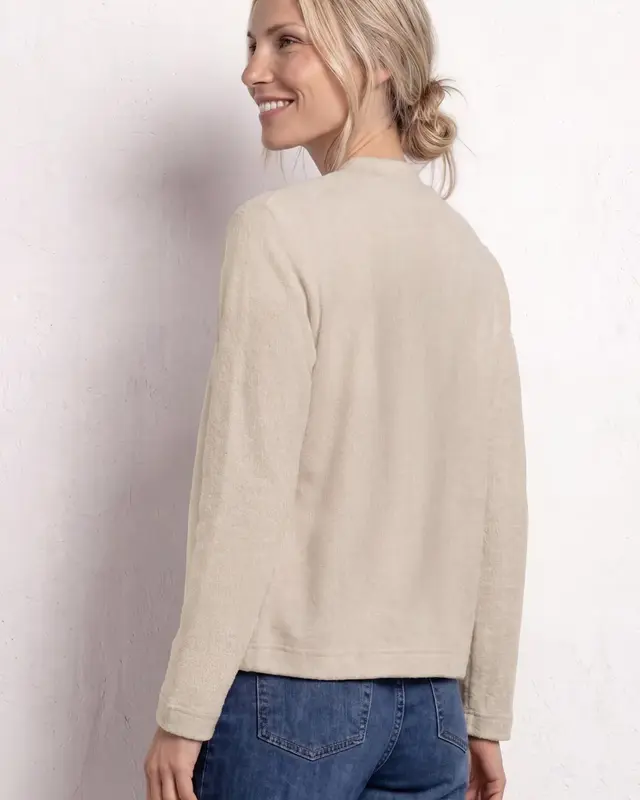 Street One Vest Gebreide Look - Clay Sand