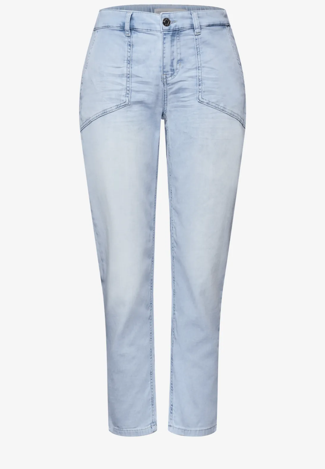 Street One Jeans in Chino Look - Ultra Bleached Wash
