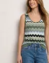 Street One Gebreide Top - Deep Bound Green