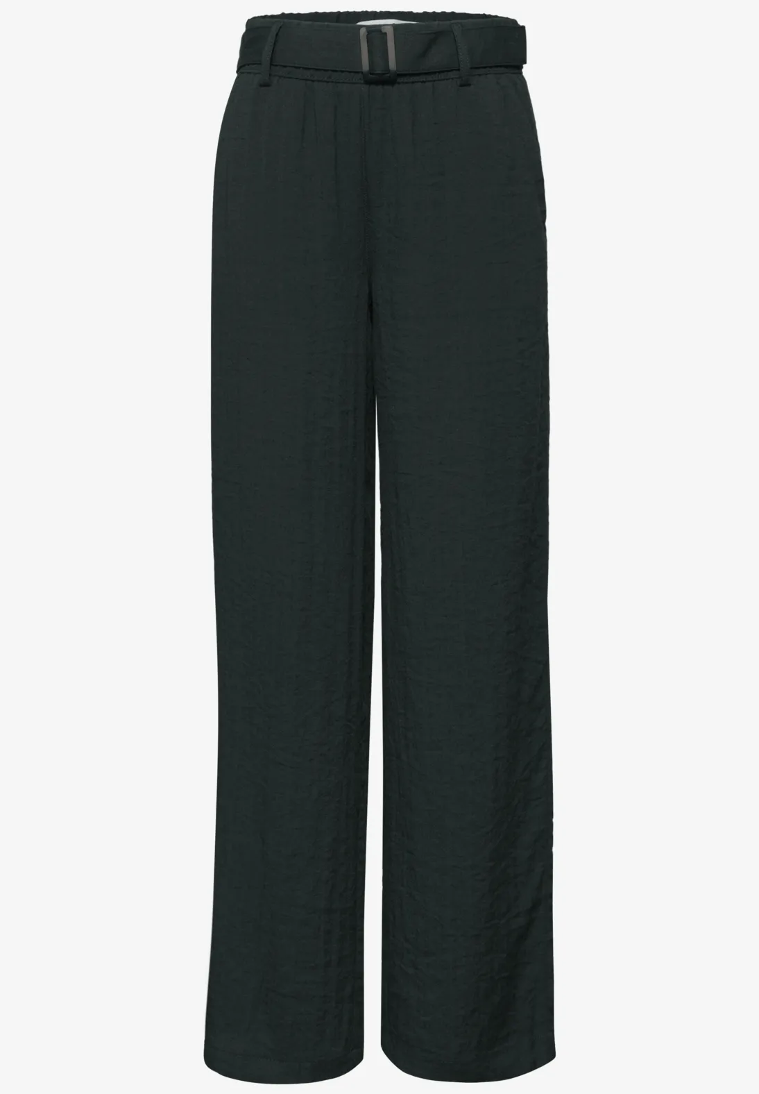 Street One Wide Leg Hose - Deep Bound Green