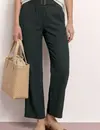 Street One Wide Leg Broek - Deep Bound Green