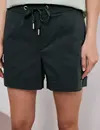 Street One Mid Waist Short - Deep Bound Green