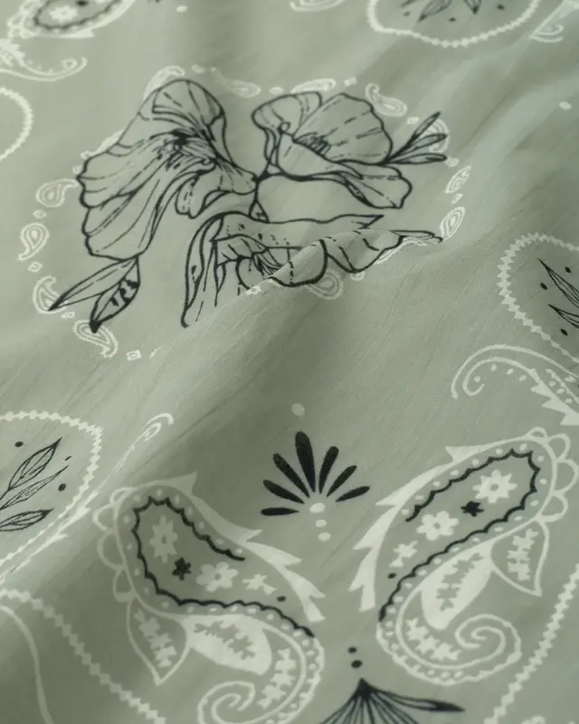 Street One Baumwoll Bandana - Mint Leaf