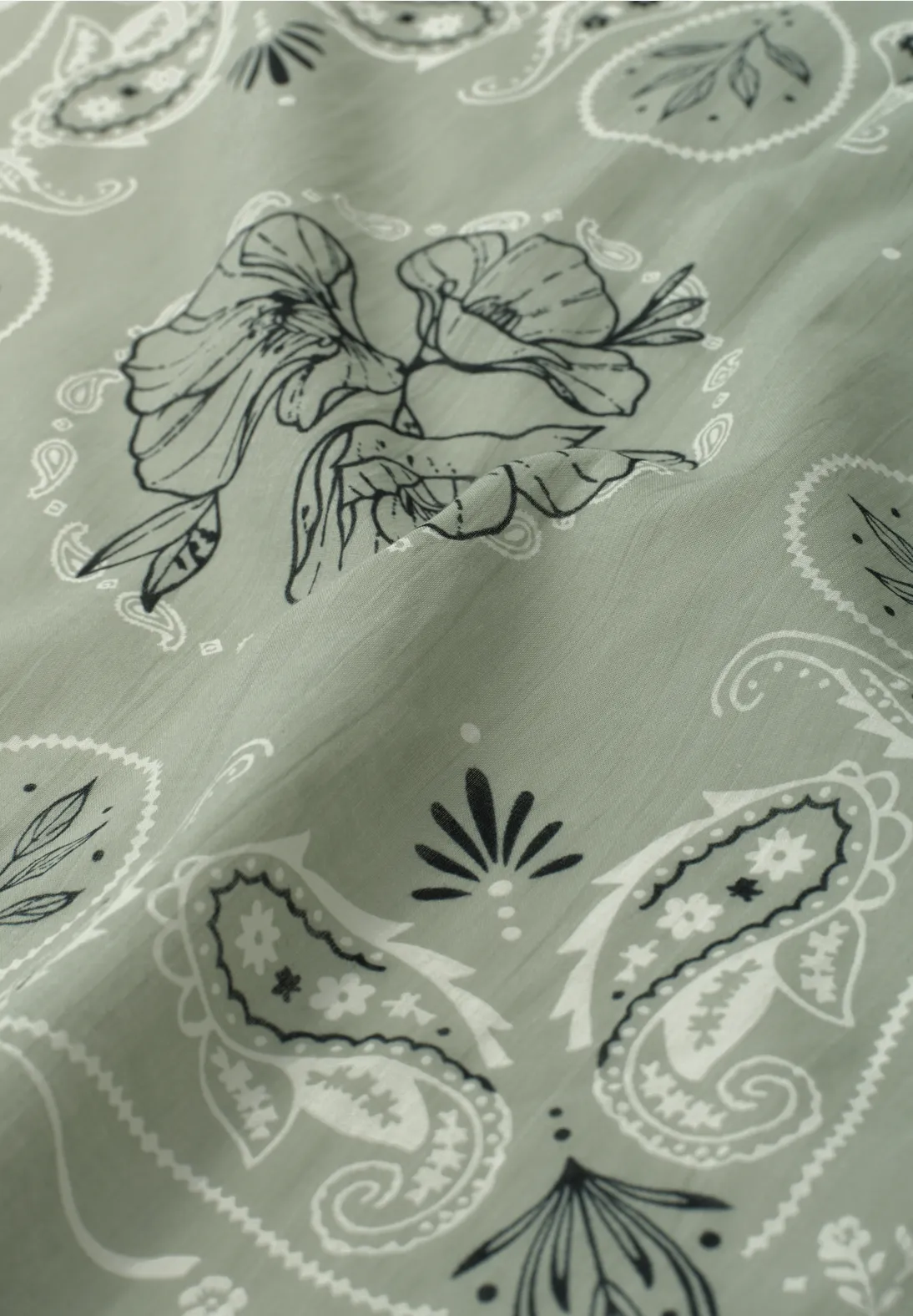 Street One Baumwoll Bandana - Mint Leaf
