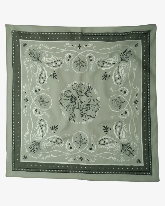 Street One Baumwoll Bandana - Mint Leaf