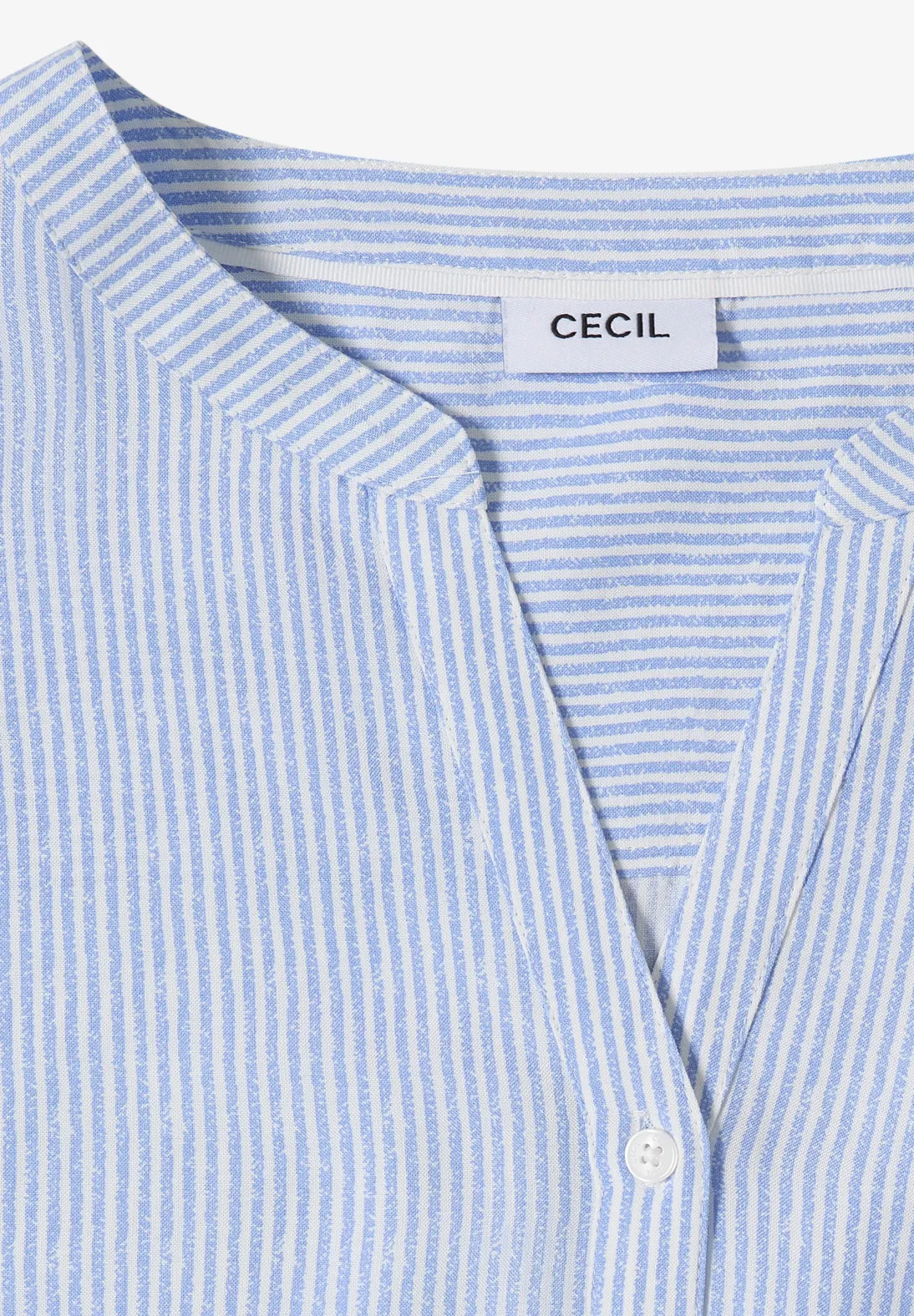 Cecil Striped Blouse - Blouse Blue
