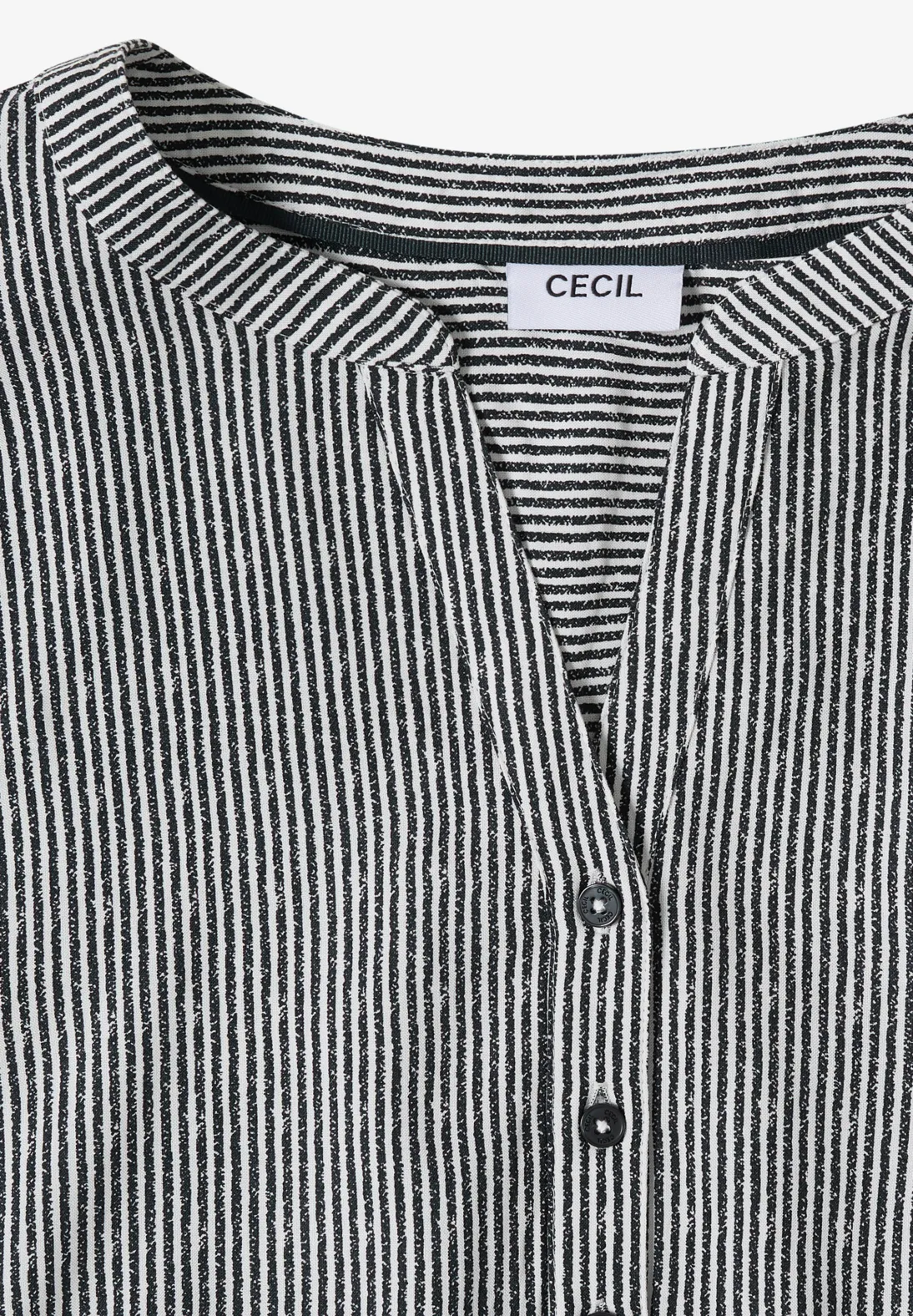 Cecil Streifen Bluse - Palm Breeze Green