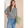 Streifen Bluse - Palm Breeze Green