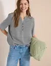 Cecil Streifen Bluse - Palm Breeze Green