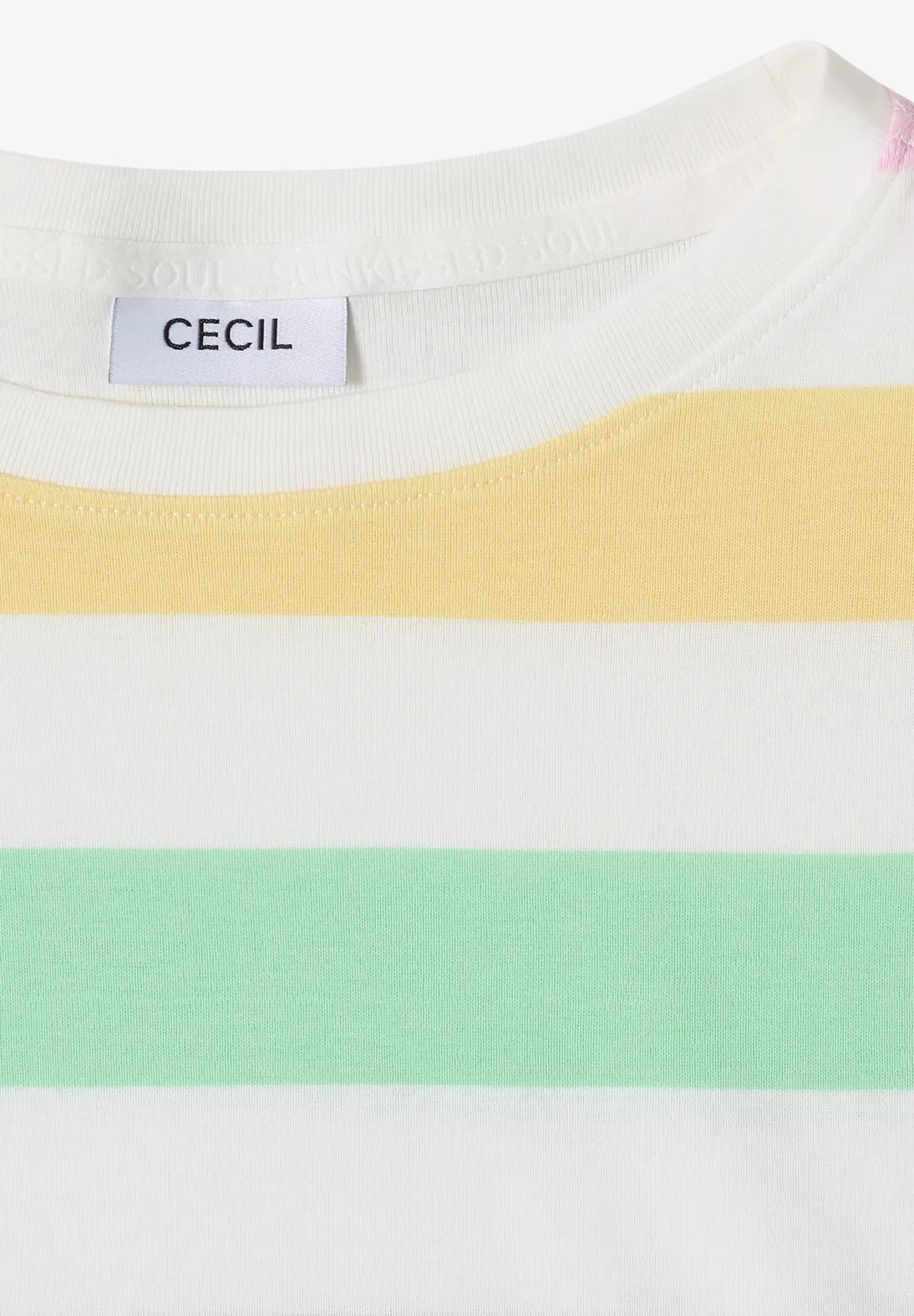 Cecil Shirt Multicolor Stripes - Vanilla White