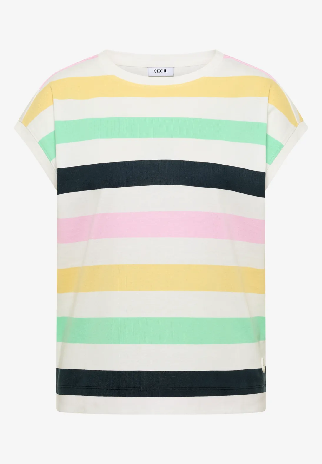 Cecil Shirt Multicolor Streifen - Vanilla White