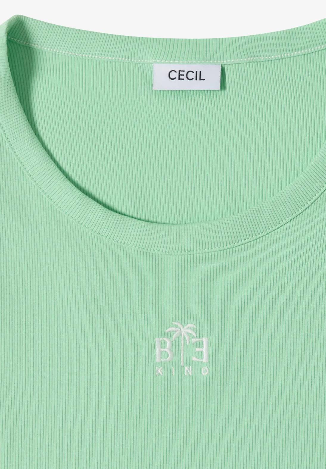 Cecil Top mit Stickerei - Juicy Lime