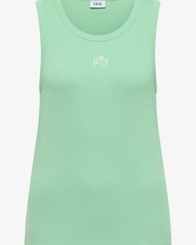 Cecil Top with Embroidery - Juicy Lime