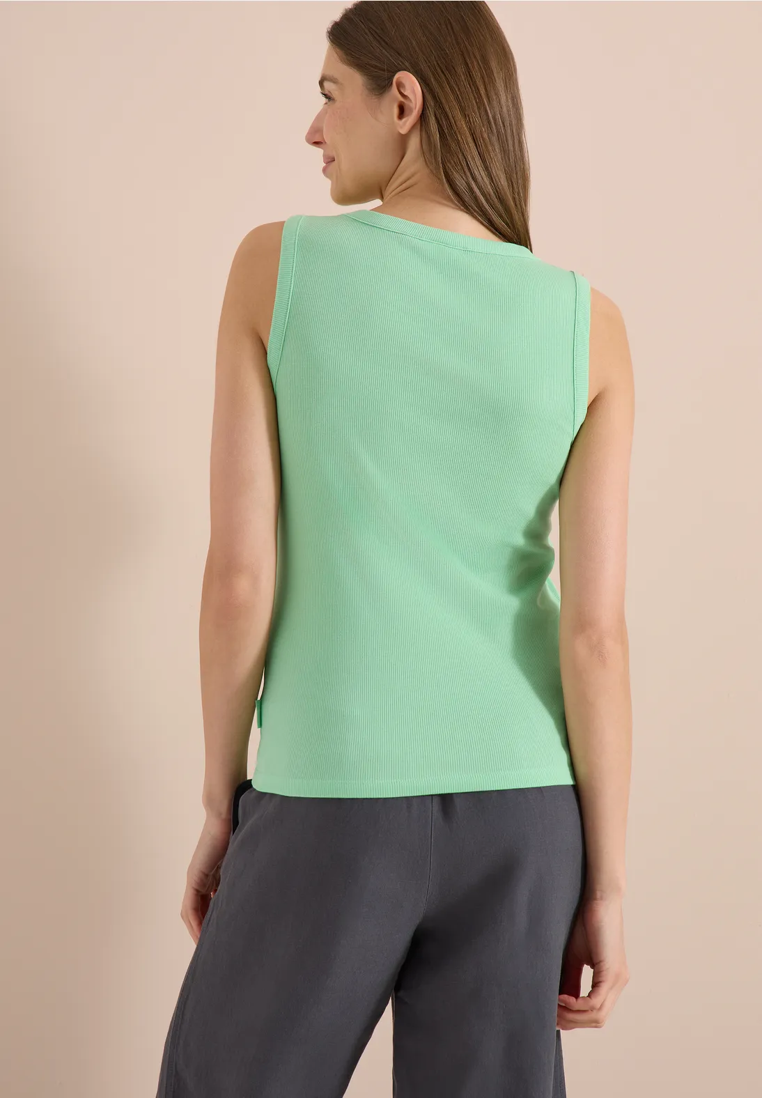 Cecil Top with Embroidery - Juicy Lime