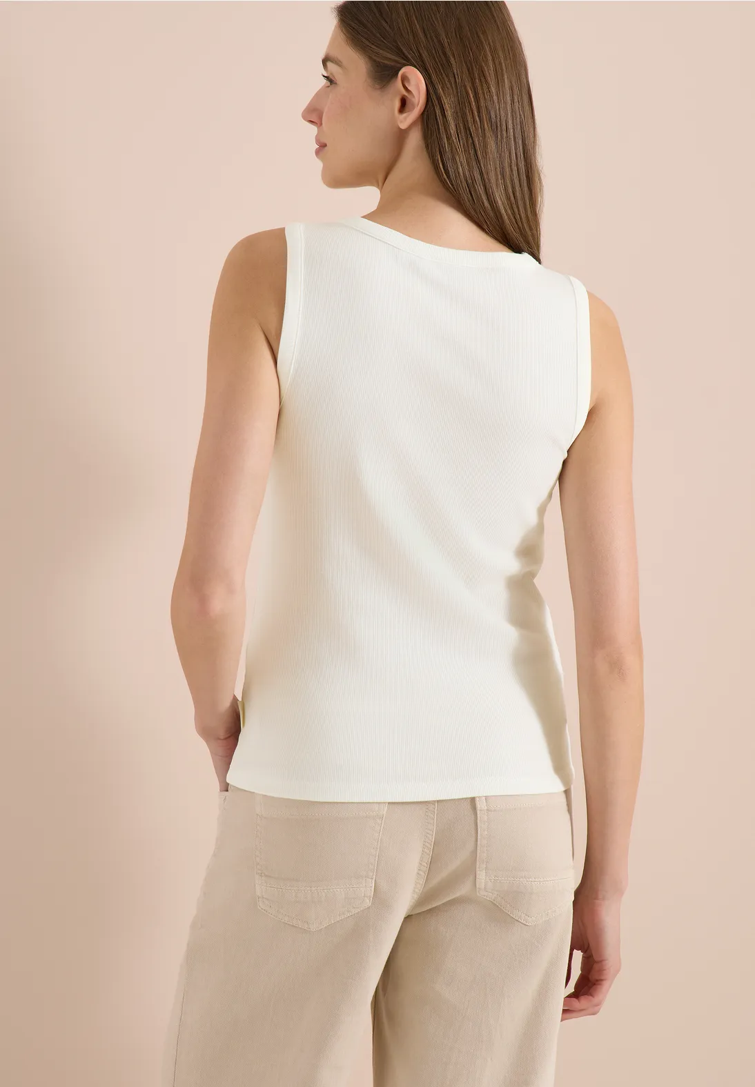 Cecil Top with Embroidery - Vanilla White