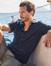 Lerros Struktur Hemd - Classic Navy
