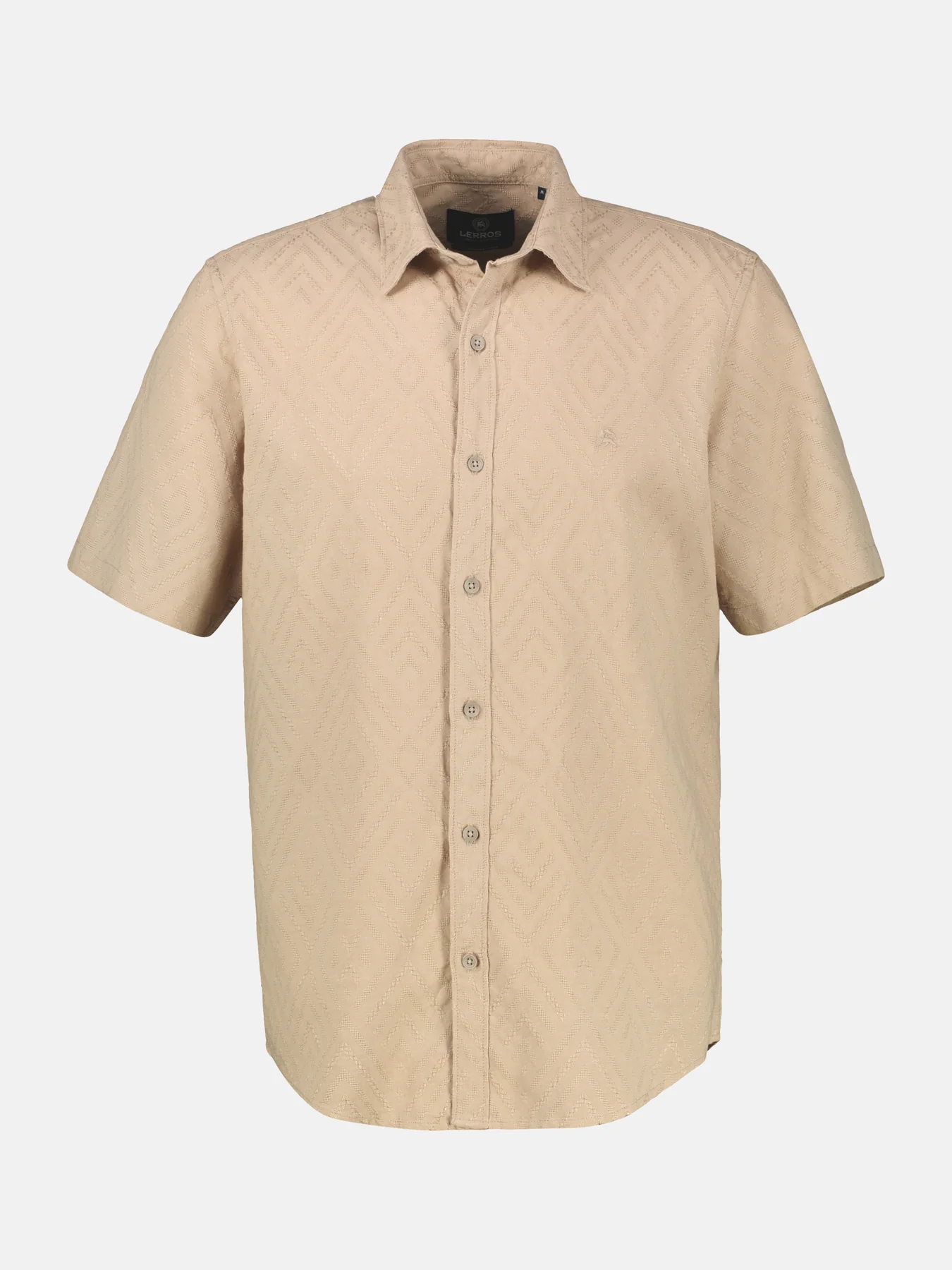 Lerros Struktur Hemd - Gravel Beige