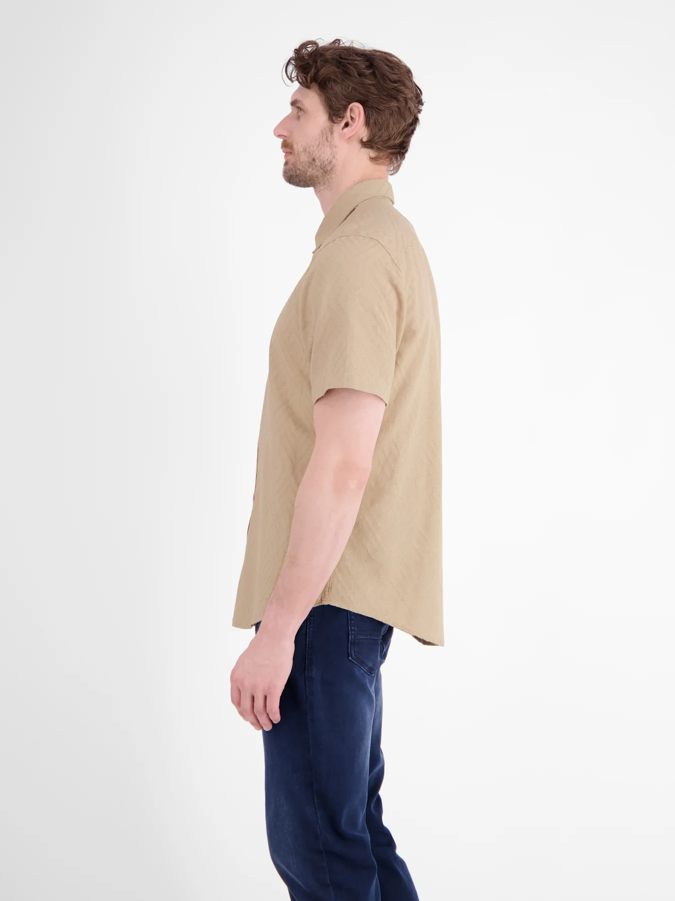 Lerros Structured Shirt - Gravel Beige