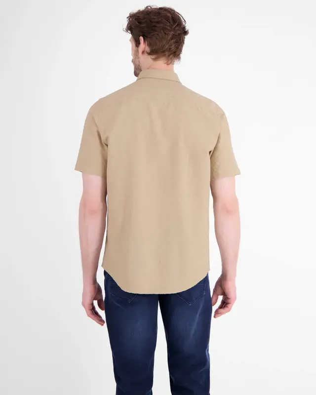 Lerros Struktur Hemd - Gravel Beige