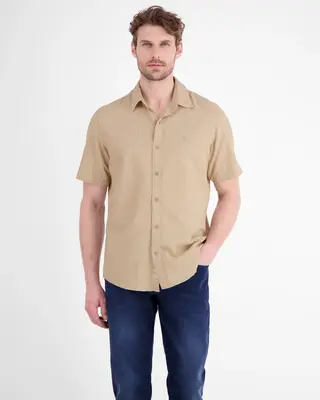 Lerros Struktur Hemd - Gravel Beige