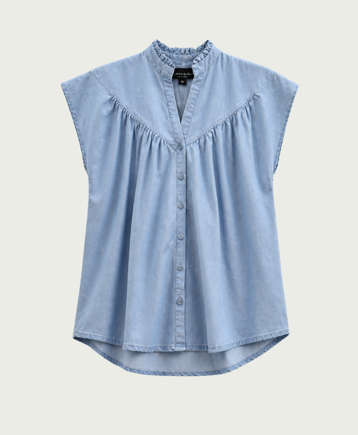 Elvira Collections Blouse Rosan - Ice Blue