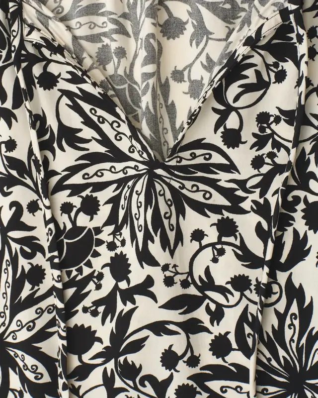 Street One Studio Print Blouse - Black