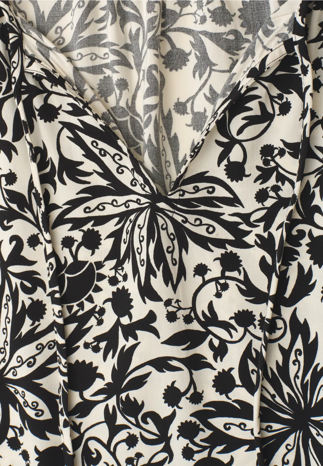 Street One Studio Print Bluse - Black