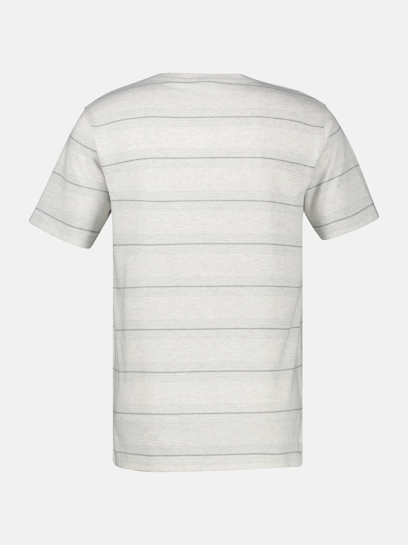 Lerros Piqué T-Shirt mit Streifen - Cloudy White