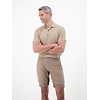 Poloshirt Katoen-Linnenmix - Gravel Beige