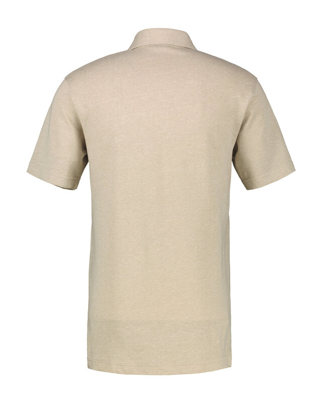Lerros Poloshirt Cotton-Linenmix - Gravel Beige