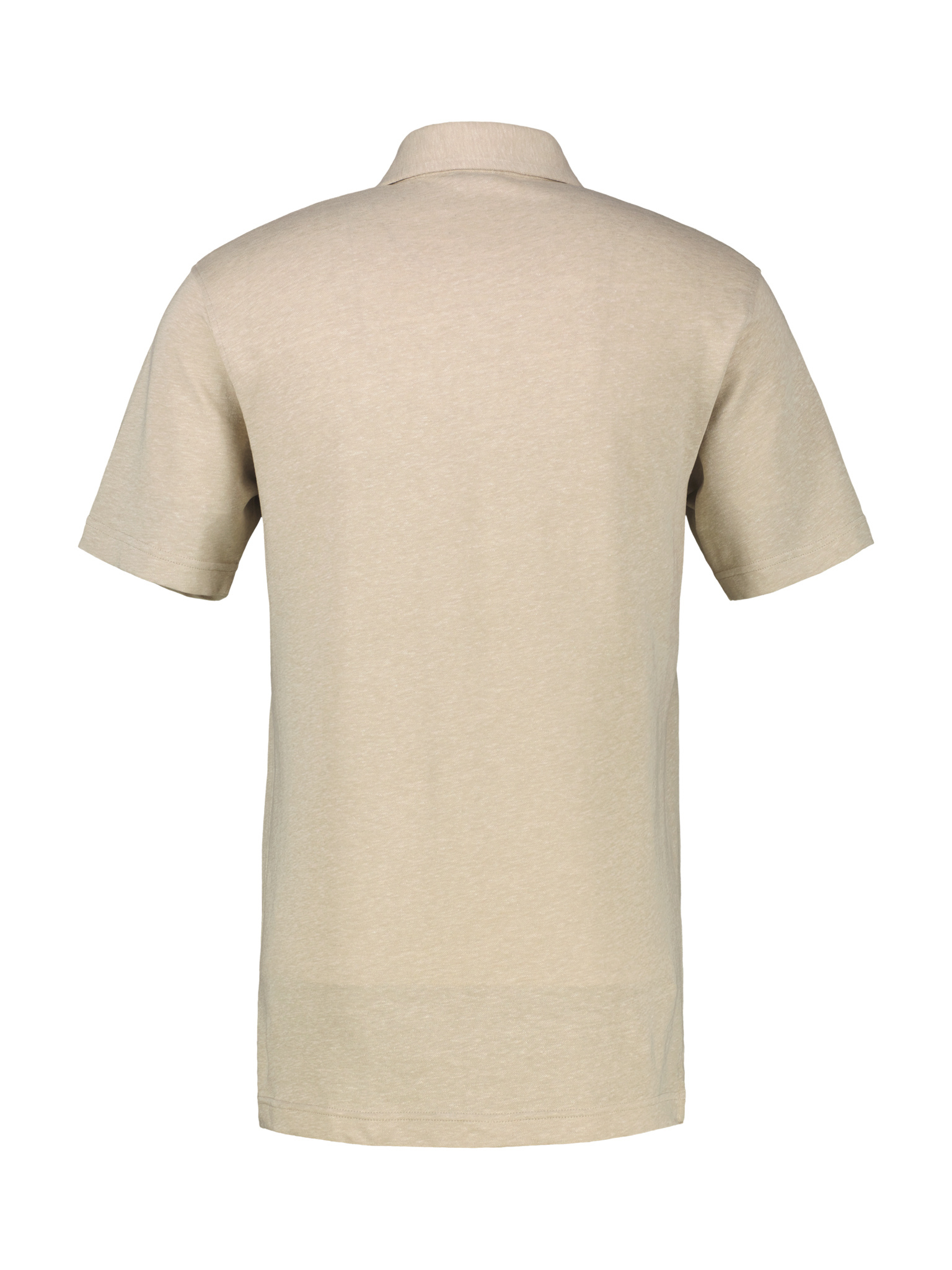 Lerros Poloshirt Cotton-Linenmix - Gravel Beige