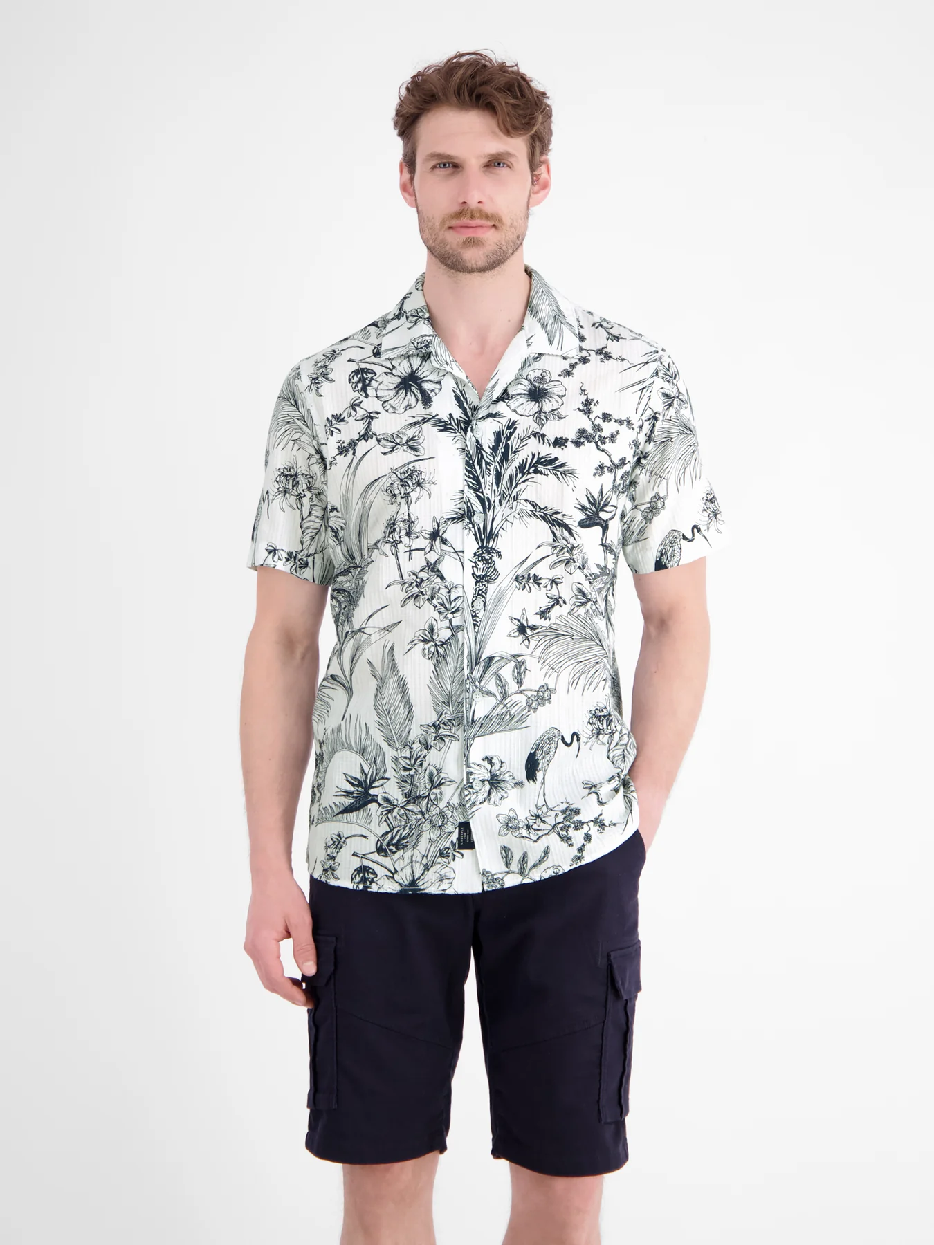 Lerros Casual Hemd - Broken White