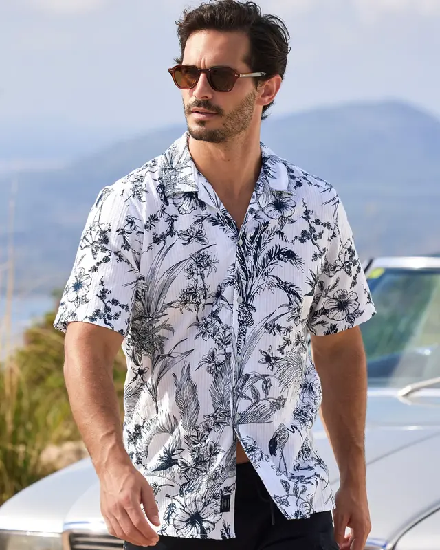 Lerros Casual Hemd - Broken White