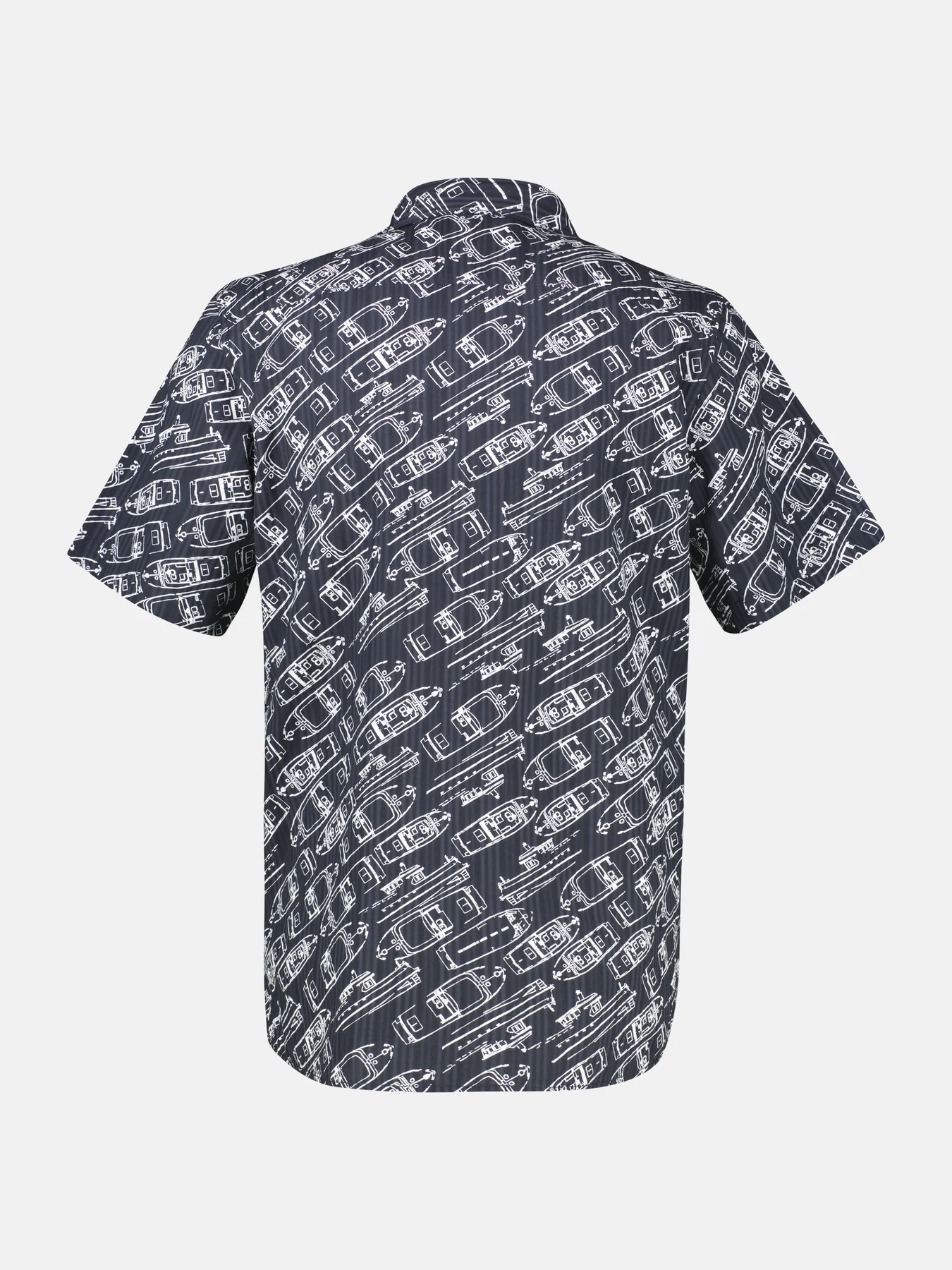 Lerros Overhemd Maritieme Print - Classic Navy
