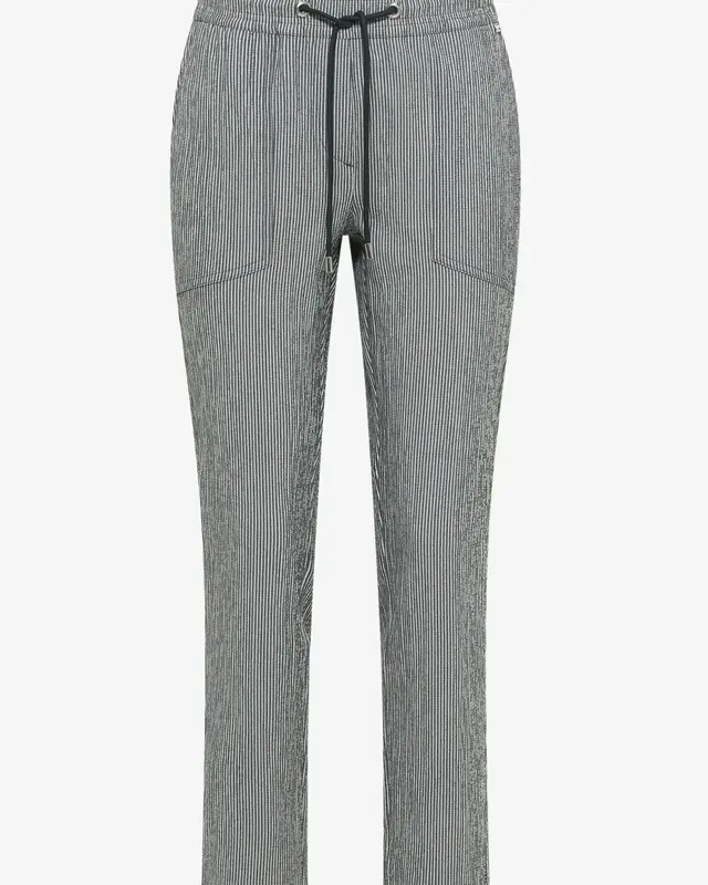 Cecil Seersucker Hose - Palm Breeze Green