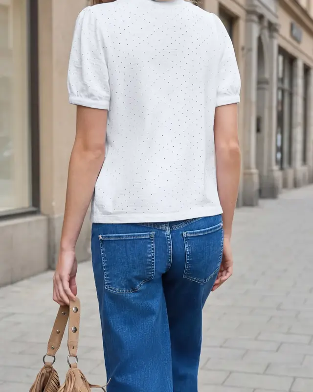 Street One Studio Spitze Shirt - White