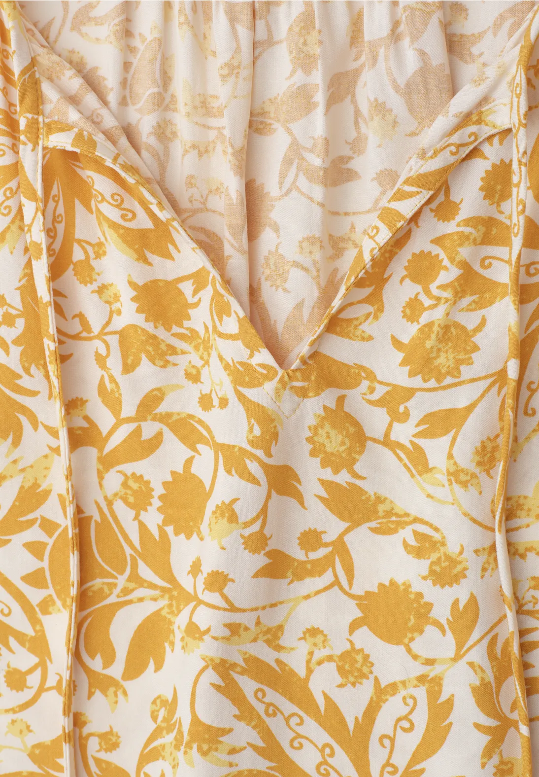 Street One Studio Print Bluse - Earthy Yellow