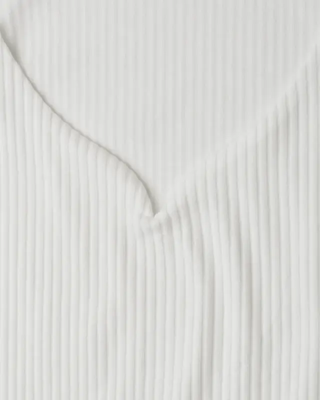 Street One Basic Top Hartvormige Halslijn Gania - Off White