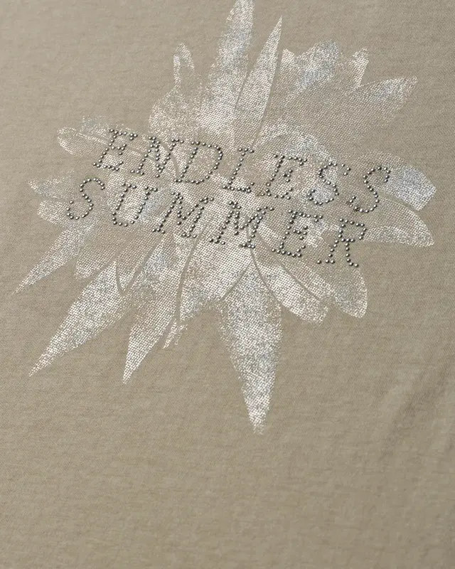 Street One Shirt met Artwork - Timeless Beige