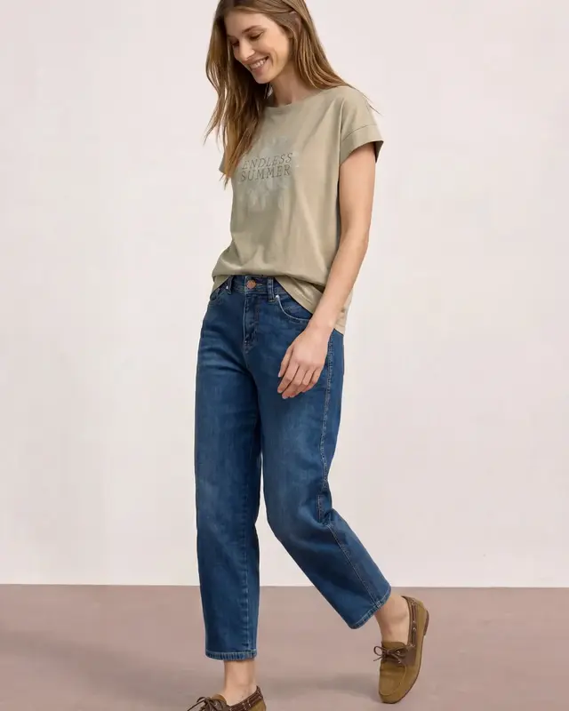 Street One Shirt with Artwork - Timeless Beige