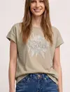 Street One Shirt mit Artwork - Timeless Beige