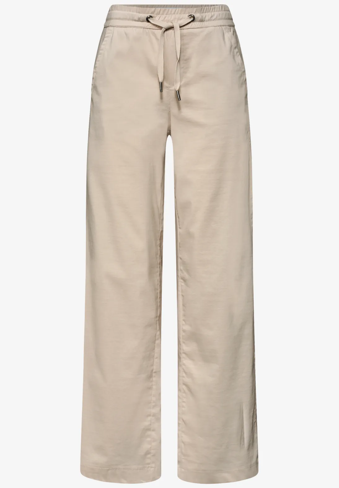 Street One High Waist Broek - Clay Sand